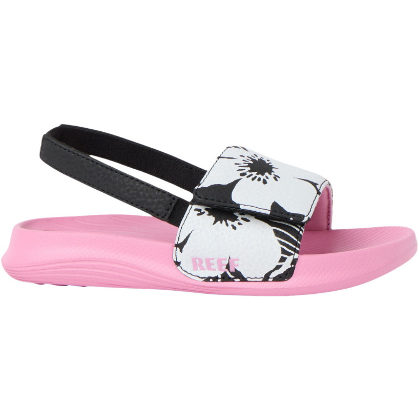 2026 Reef Little Salty Slide CJ9244 - Black / Pink